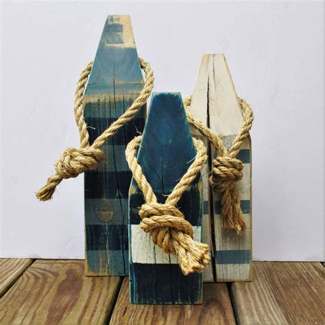 Vintage Nautical Buoys Set Of 3