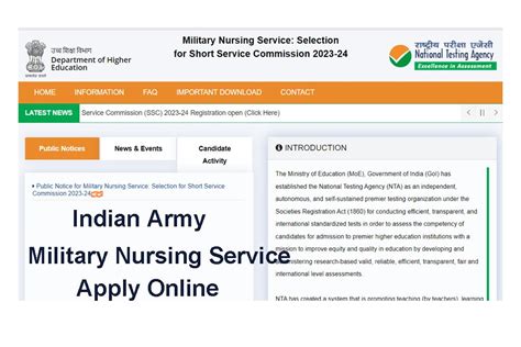 Army Military Nursing Service Recruitment 2023 Mns Online Form 2024