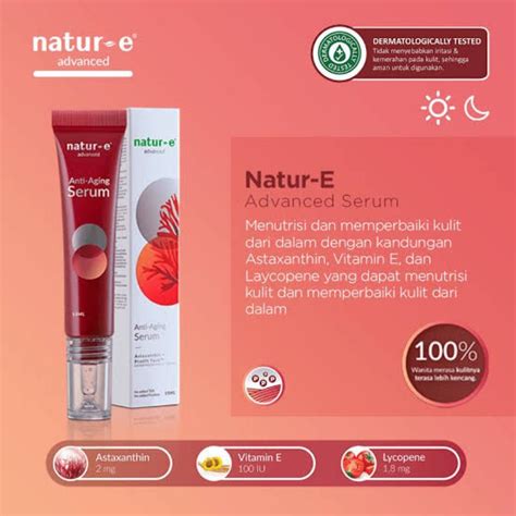 Jual Natur E Serum Advance 15ml Termurah Shopee Indonesia