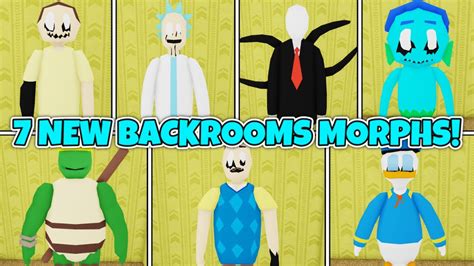 09 15 UPDATE How To Get ALL 7 NEW BACKROOM MORPHS In BACKROOMS MORPHS