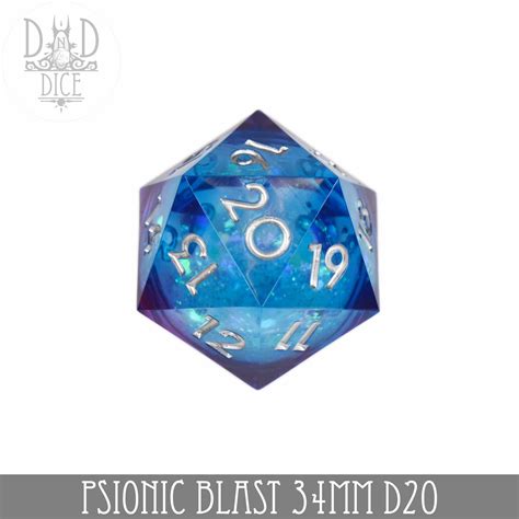 Psionic Blast Countdown 34mm D20 Liquid Core