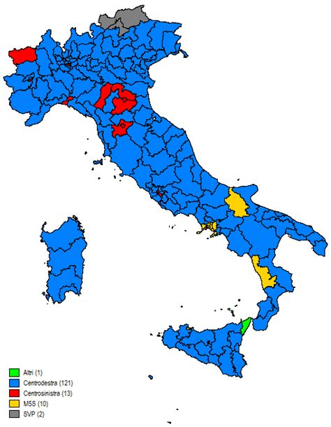 La Mappa Della Distribuzione Dei Collegi Alla Camera Cise