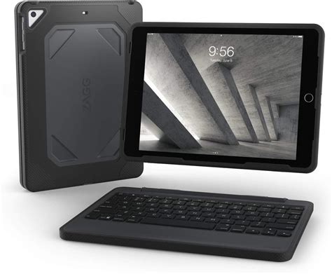 ZAGG Rugged Book Funda Resistente con Teclado Bluetooth para iPad 5ª