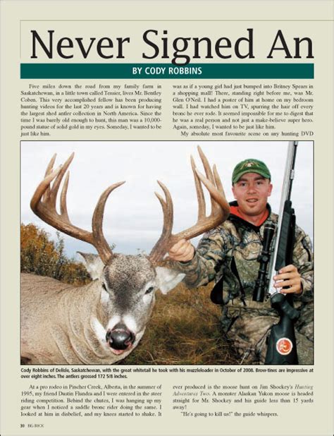 Big Buck Magazine Online Deer Hunting Articles