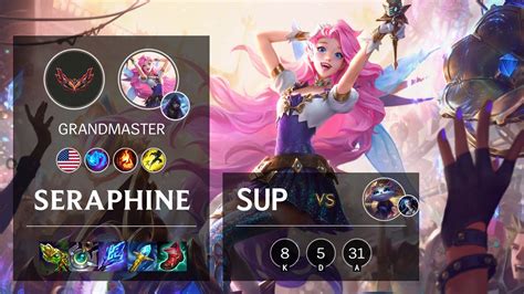 Seraphine Support Vs Yuumi Na Grandmaster Patch 125 Youtube