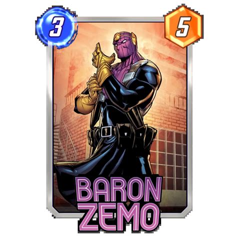 Baron Zemo - Marvel Snap Cards