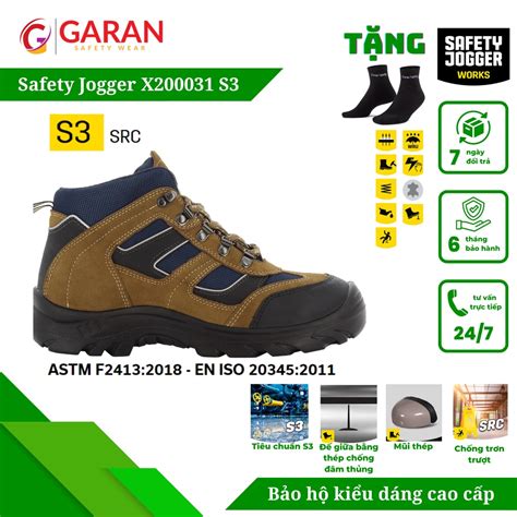 Giày Đi Làm Công Trình Jogger X200031 S3 Cao Cổ Shopee Việt Nam