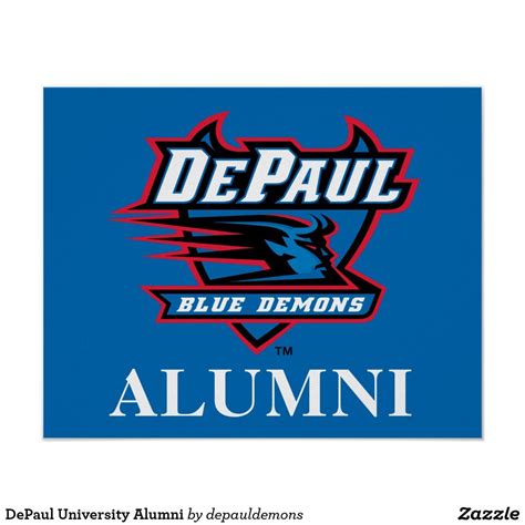 DePaul University Alumni Poster | Zazzle | Depaul university, Alumni ...