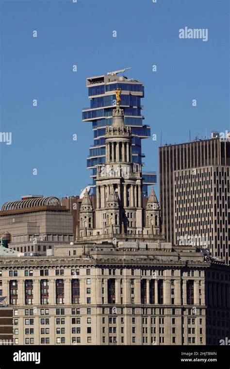 Jenga Tower Building At 56 Leonard Street In Downtown Manhattan Nyc
