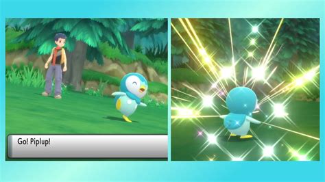 Pokémon Bdsp Shiny Starter Piplup In 135 Encounters Youtube