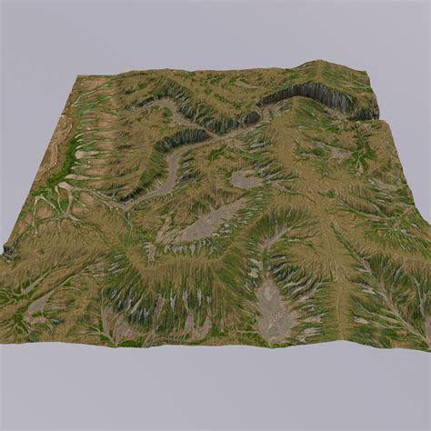 Terrain Maps 3d Model Turbosquid 1404272