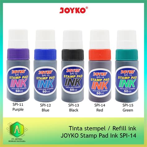 Tinta Stempel Refill Ink Joyko Stamp Pad Ink Spi Siplah