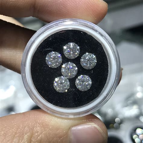Настоящий Муассанит без огранки камень для ювелирного магазина от 0.5ct ...