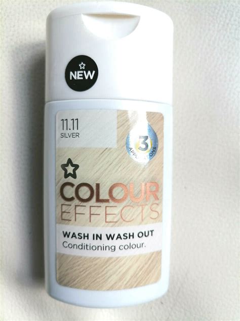 2 Pack Superdrug Unisex Colour Effects Wash In Wash Out Hair Colours