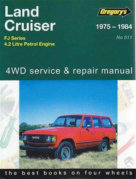 Toyota Landcruiser Petrol FJ Series Repair Manual 1968 1982 NEW