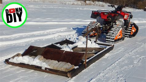 Homemade Atv Snow Tracks - Bios Pics