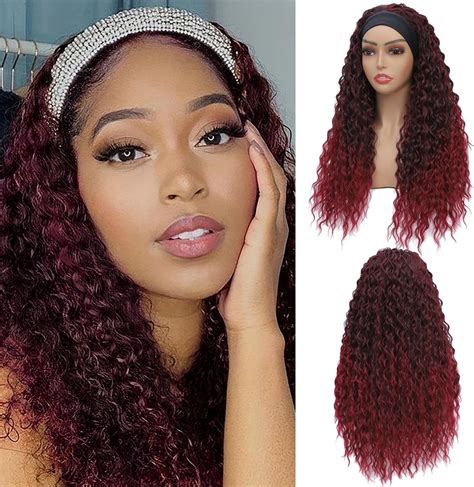 Amazon Aksice Headband Wig Curly Headband Wigs For Black Women