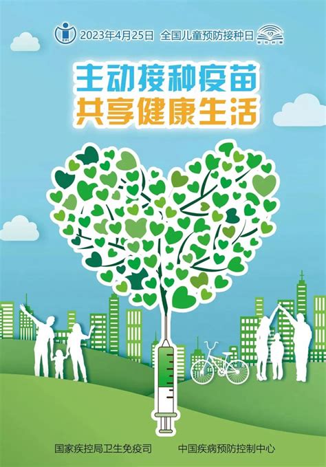 2023年全国儿童预防接种日宣传主题和海报揭晓 预防接种 平凉市疾控中心