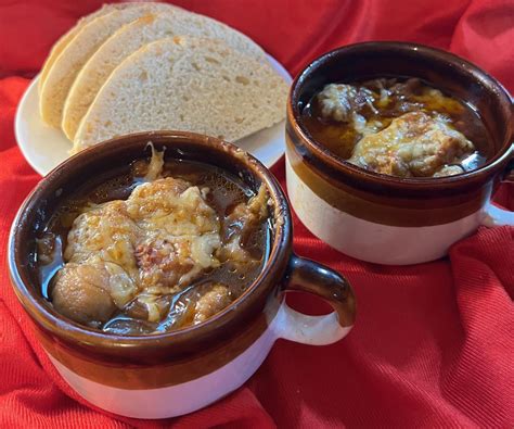 Savory French Onion Soup With Fresh French Bread : 29 Steps (with ...