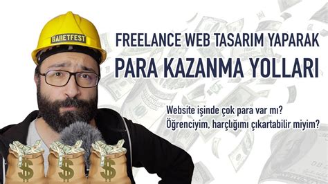 Para Kazanma Freelance Olmak ve Web Tasarım ile Geçinmek için