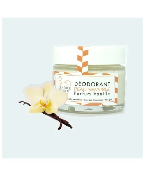 Déodorant Peau sensible parfum Vanille Clémence et Vivien 50 g