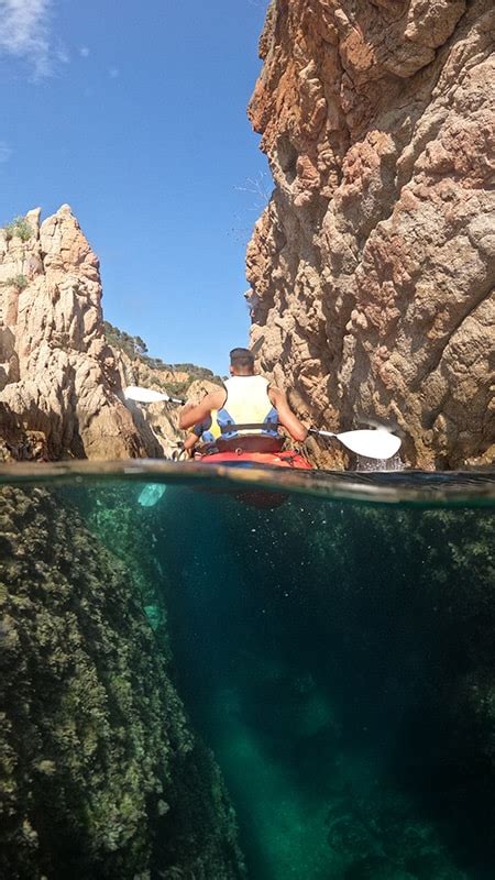 2 Hour Guided Route In Double Open Kayak And Snorkel To Cala Canyelles