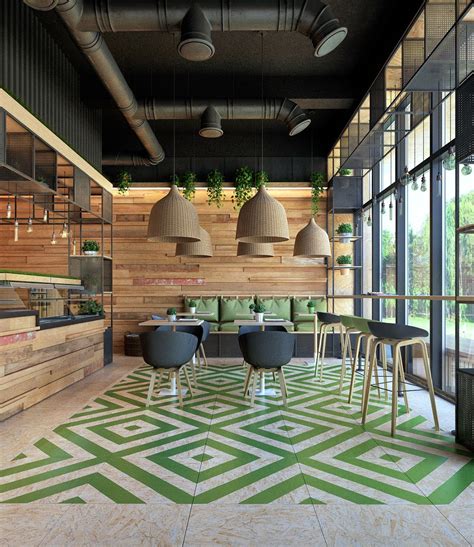 Clean Food Cafe Fortes On Behance Restaurant Interior Design Cafe