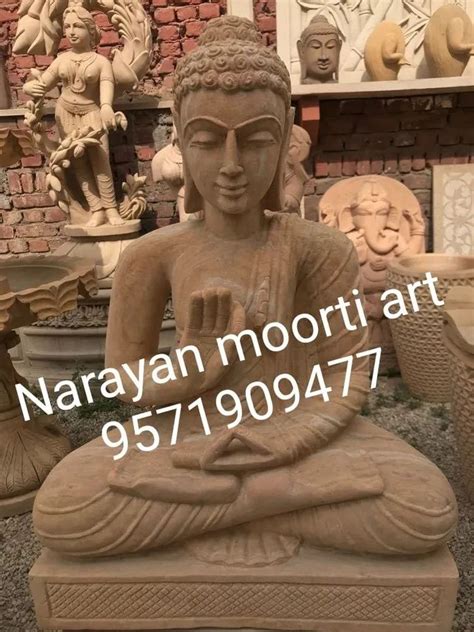 Narayan Moorti Brown Sandstone Buddha Statue At Rs 40000 In Jaipur Id