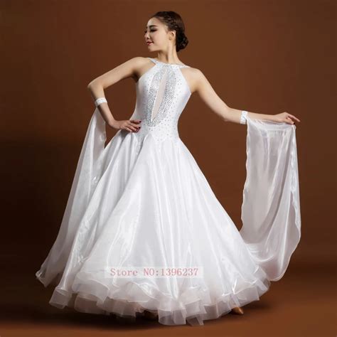 Ballroom Dance Dresses Women New Sexy Backless Standard Waltz Dancing