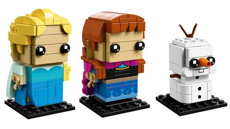 Lego Frozen Brickheadz Bilder Von Elsa Anna Olaf