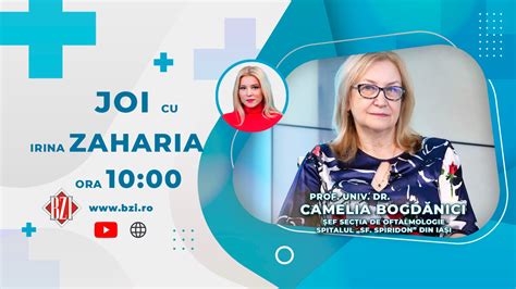 Prof dr Camelia Bogdanici șefa Clinicii de Oftalmologie a Spitalului