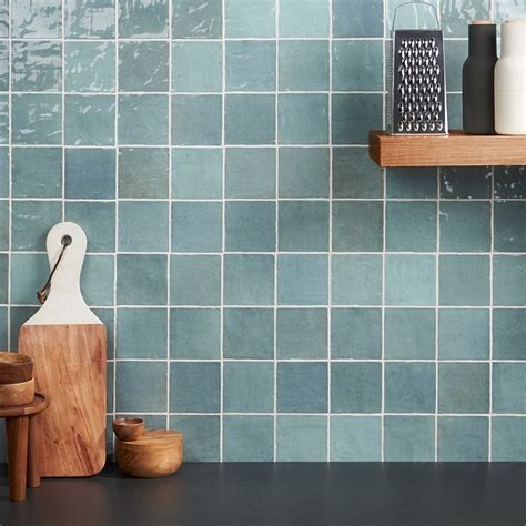 Portmore Aqua 4x4 Glazed Ceramic Tile