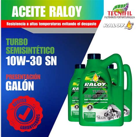 Aceite Raloy W Sn Semisint Tico Gal N Tecnifil