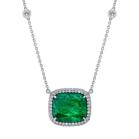 Columbian Emerald Necklace Wixon Jewelers