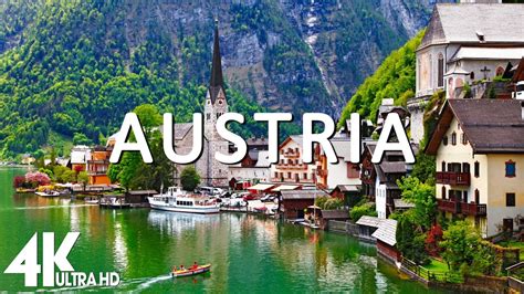 FLYING OVER AUSTRIA 4K UHD Relaxing Music With Stunning Beautiful