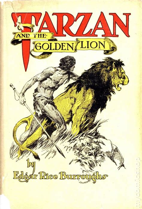 Tarzan And The Golden Lion Hc Grosset Dunlap Comic Books