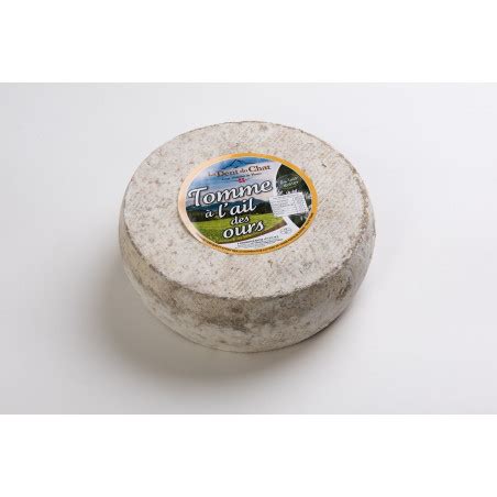 Tomme à l ail des ours