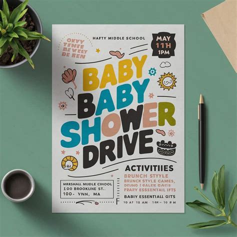 Entry 5 By Freelanceraihan For Sleek Flyer Design For Baby Drive