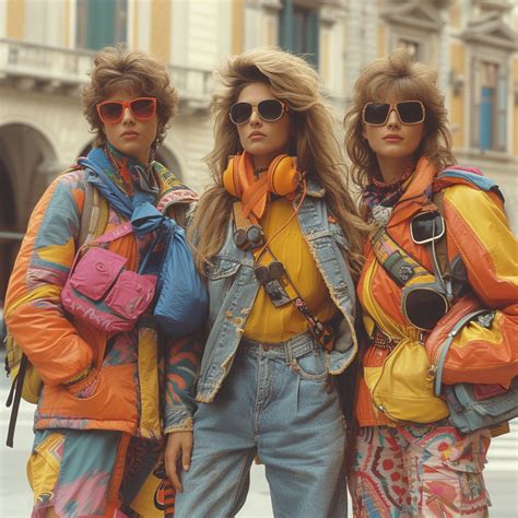 Neon Dream: Retro Revival of the 90s - A Colorized Ode to Fashion by ...