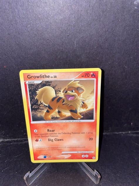 Growlithe Secret Wonders Reverse Holo Common Pok Mon Tcg