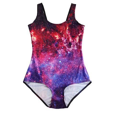 New 1146 Sexy Girl Summer Galaxy Solar Flare Fire 3d Prints One Piece