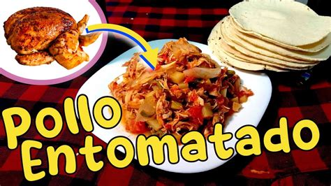 Receta Pollo Entomatado Muy F Cil De Preparar Youtube