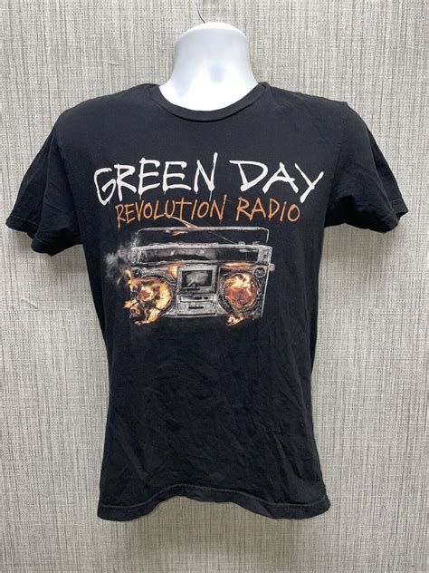 Green Day Revolution Radio Tour T Shirt Mens S Gem