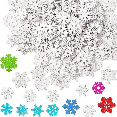 Pezzi Fiocchi Di Neve Decorativi Decorazioni Fiocchi Di Neve Legno