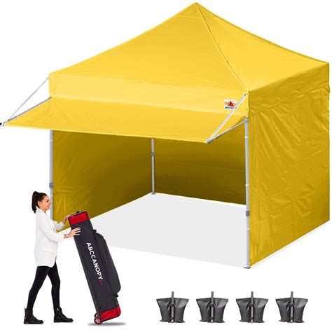 Buy ABCCANOPY Ez Pop Up Canopy Tent With Awning And Sidewalls 10x10