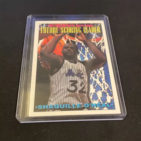 Topps Gold Shaquille O Neal Future Scoring Leader Magic