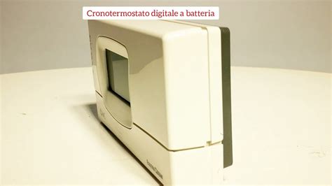 Cronotermostato Digitale A Batteria Youtube