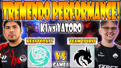 Beastcoast Vs Team Spirit Bo Game K Scofield Vs Yatoro Esl One