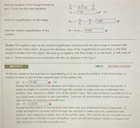 Solved Where Is the Final Image? Two thin converging lenses | Chegg.com