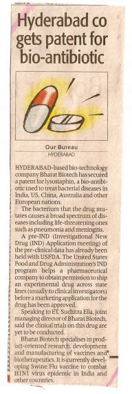 Bharat In News Bharat Biotech A Leading Biotech Company